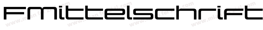 FMittelschriftDIN1451W01 D字体转换